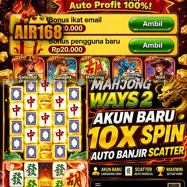 air168 Tangkapan Layar - Resmi